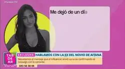 As&iacute; explica la ex de Plex que la han dejado por Aitana