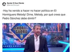 Lo que ser&aacute; la visita de Melody a El Hormiguero