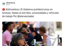 Una buena medida contra el humo del tabaco