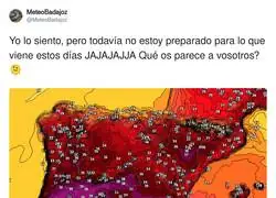 Lo de poner en rojo apocal&iacute;ptico temperaturas de 26 grados qu&eacute; es?