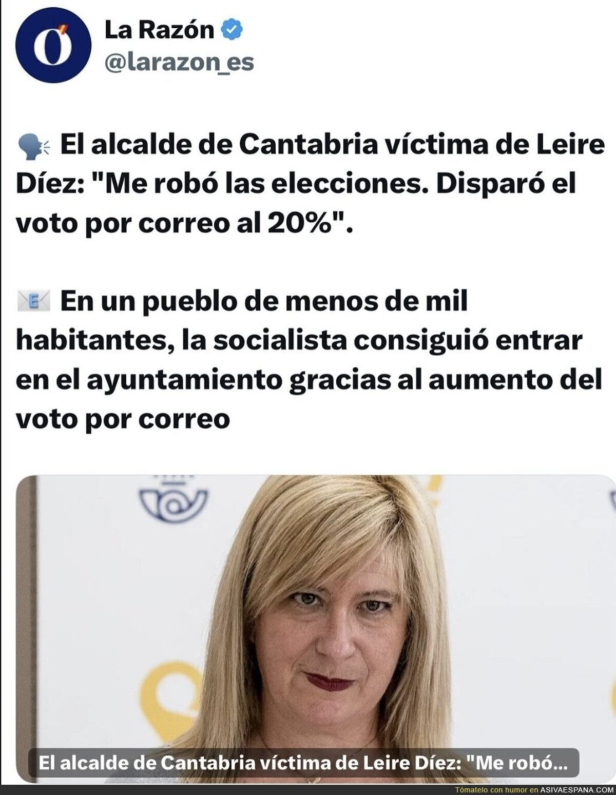 "Seguro que la derecha robaría más votos"