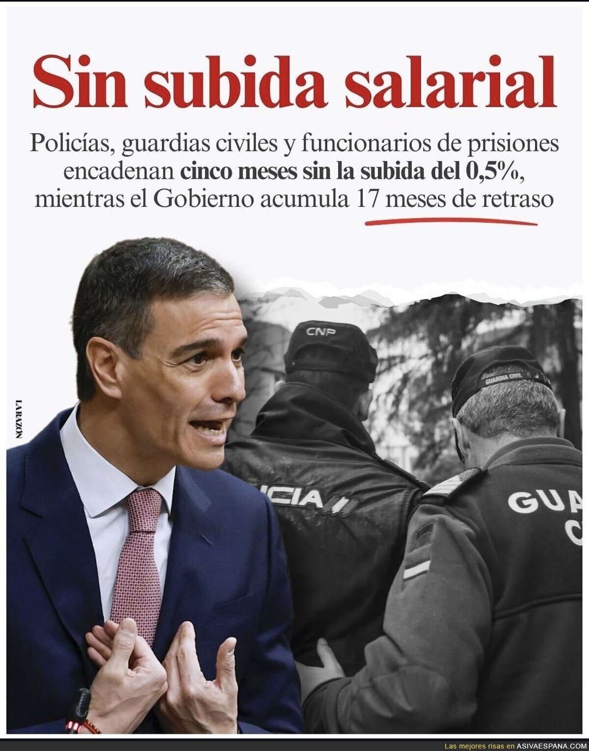 No es el único "retraso" que tiene el gobierno