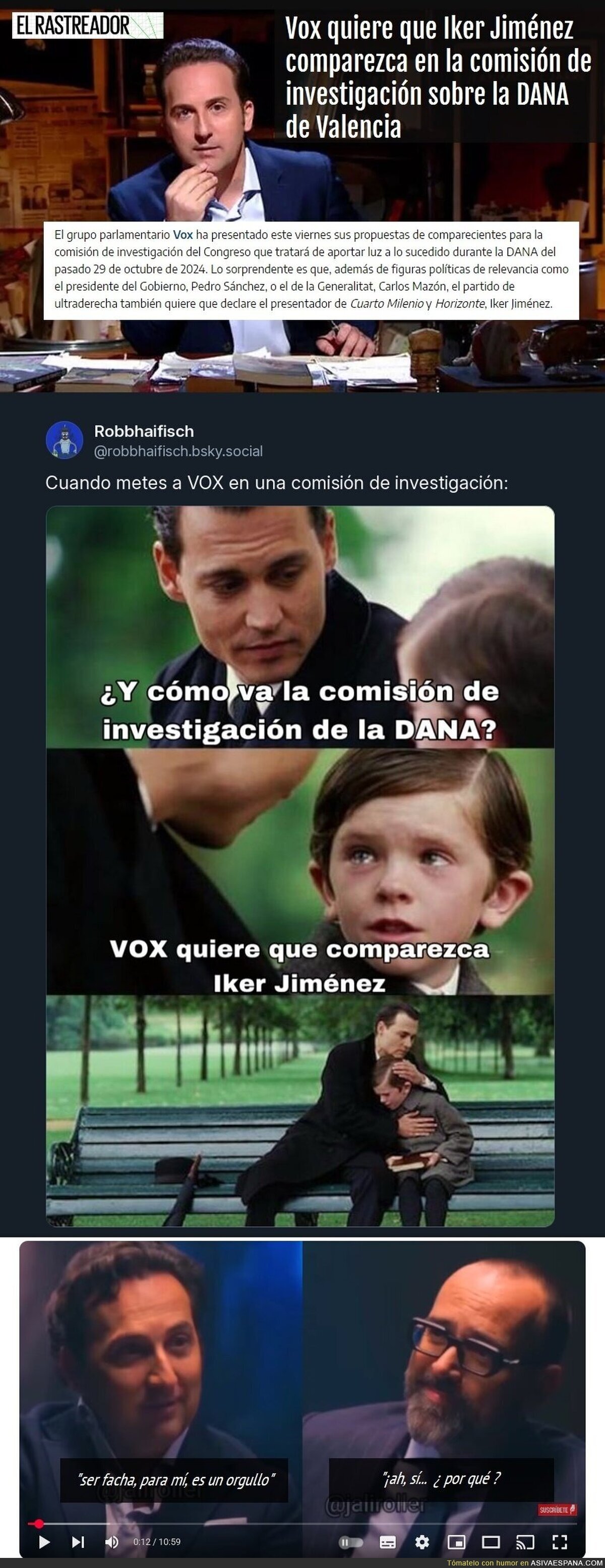 ¿Iker Jiménez en la Comisión de investigación de Vox? No me lo puedo de creer!!