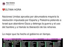 Una gran medida de Espa&ntilde;a en Naciones Unidas