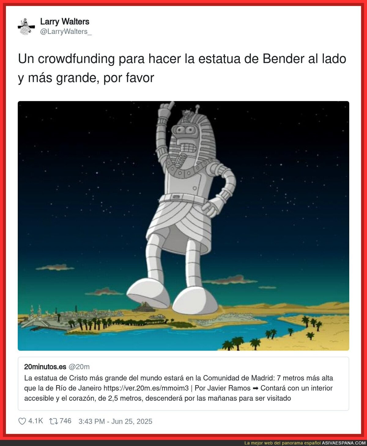 Bender se lo merece más que nadie