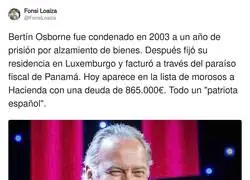 Bert&iacute;n Osborne entra de cabeza a la lista de morosos de Hacienda