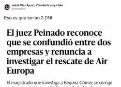 Que coincidencia que un juez siempre se equivoca para el mismo lado