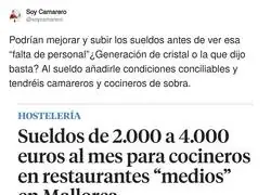 El panorama que hay en la restauraci&oacute;n