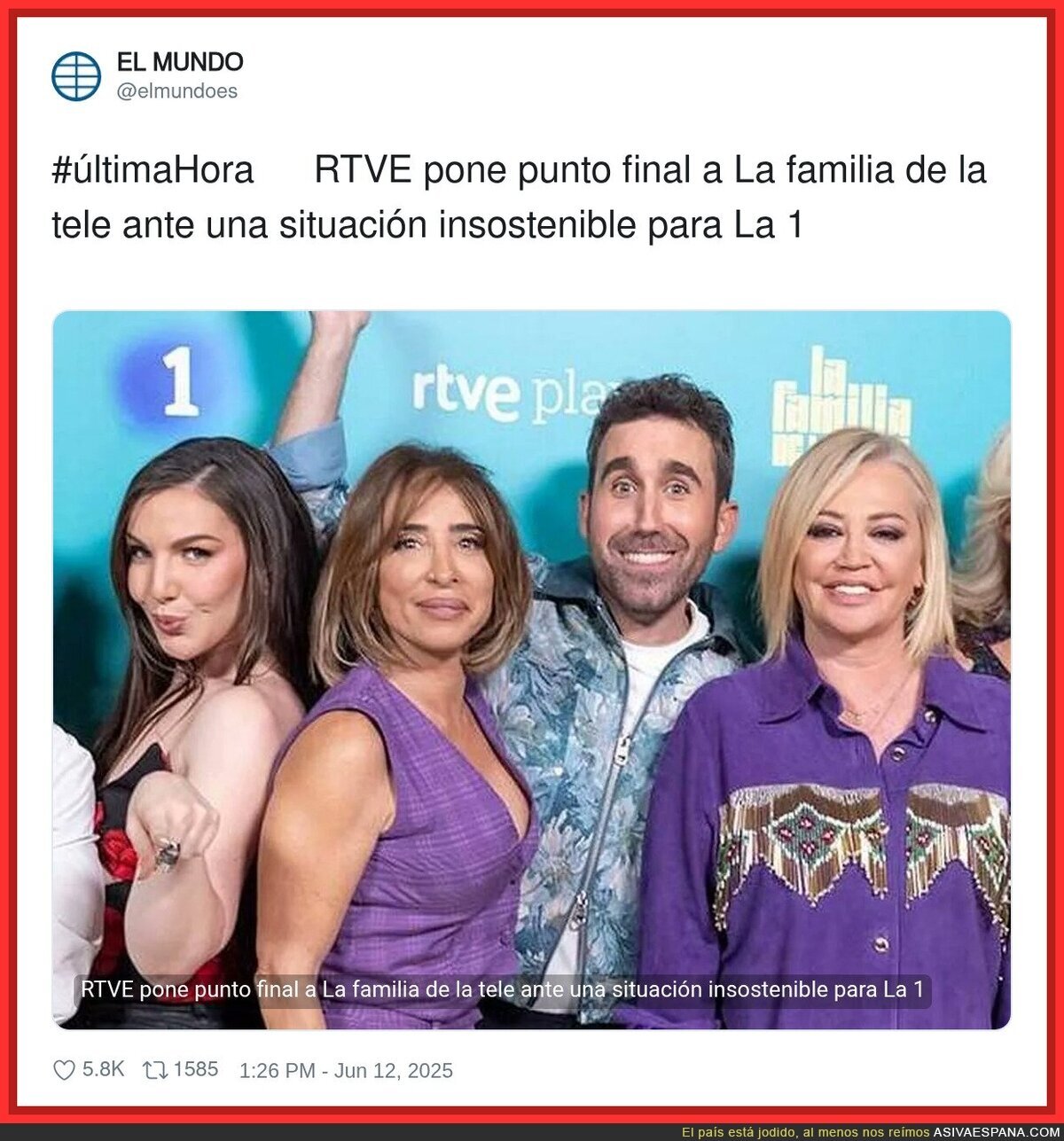 Se acabó la telebasura de 'La Familia de la Tele' en RTVE