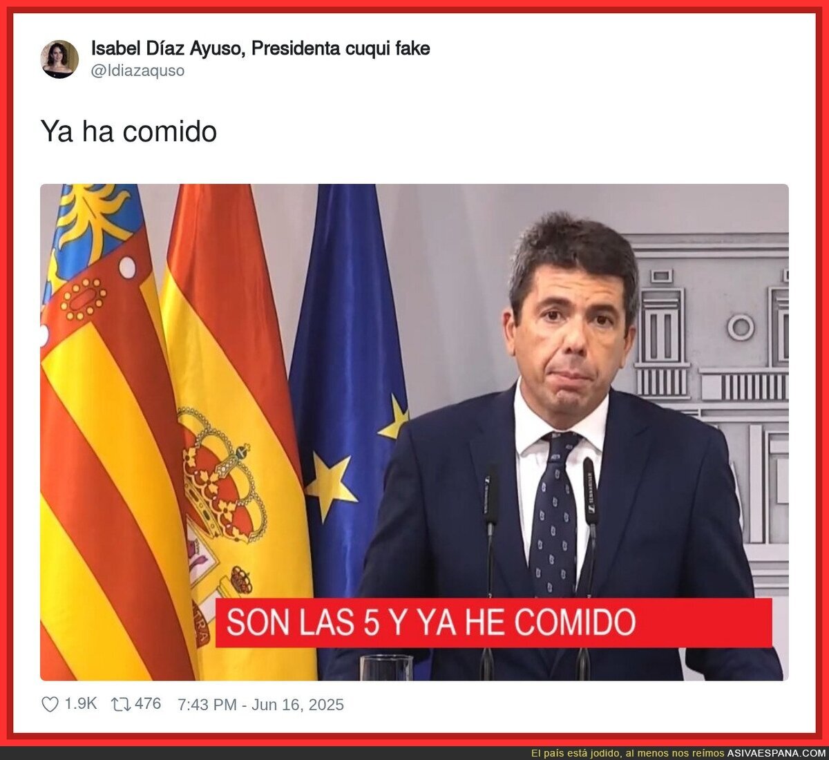 Las horas de Carlos Mazón