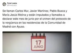La justicia llega tarde o temprano
