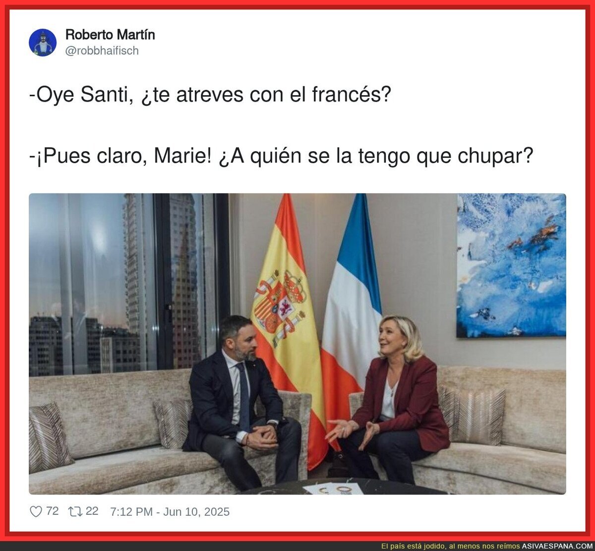 Santiago y sus problemas con el francés