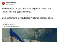 Lo de Israel es una cosa b&aacute;rbara