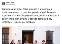 La Polic&iacute;a quiere echar a nuestras abuelas de las calles solo porque no quieren pasar calor