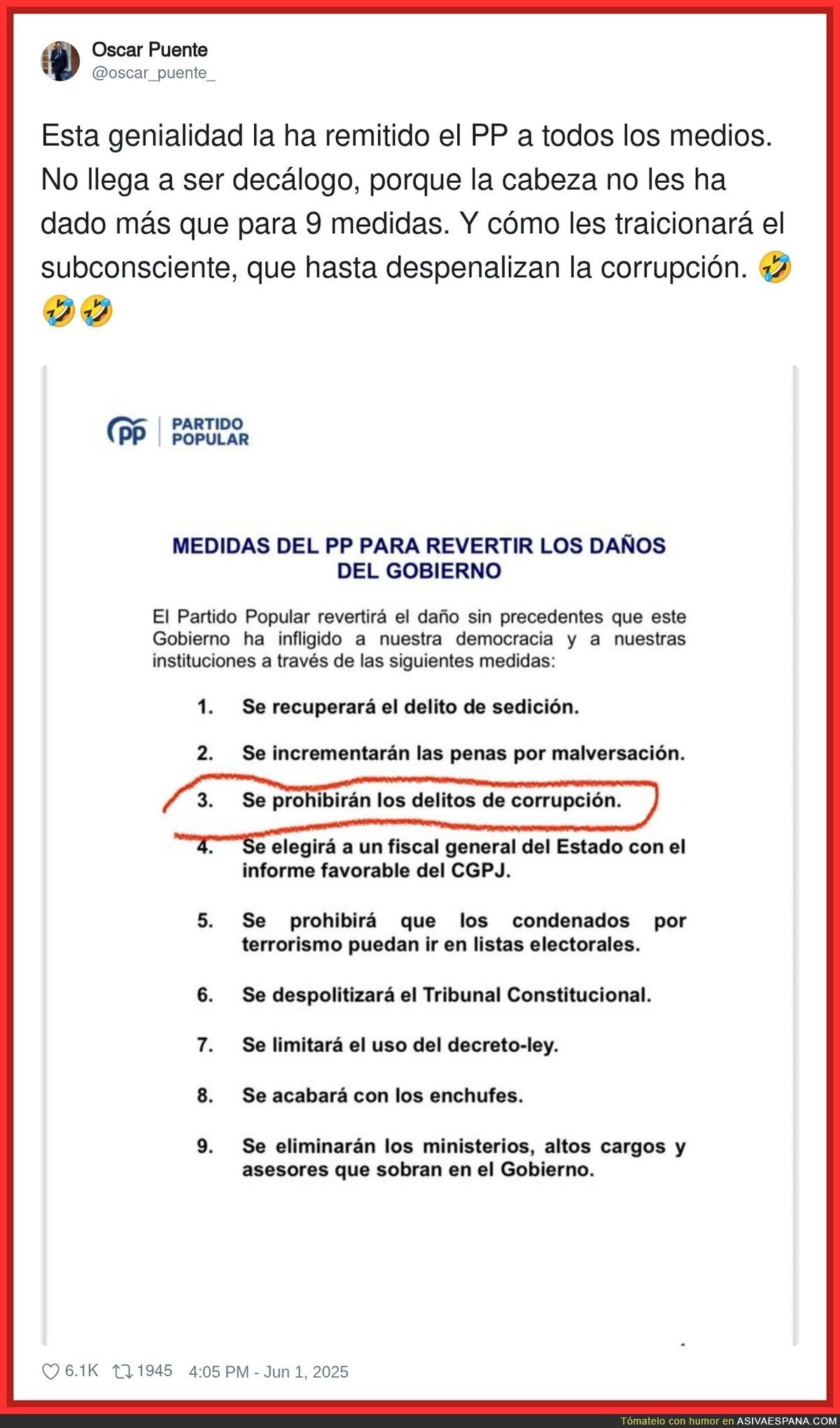 El PP ha perdido la cabeza