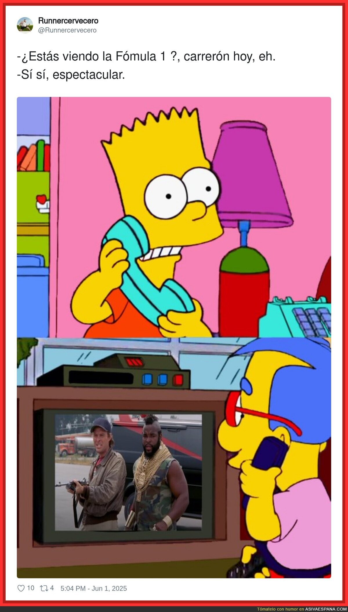 Grandes momentos al mediodía frente a la televisión
