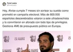 &iquest;A qu&eacute; espera Alvise para sortear su sueldo?