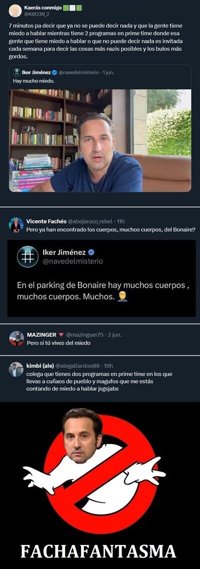 Que dice Iker Paran&oacute;ias que "Hay mucho miedo"...
