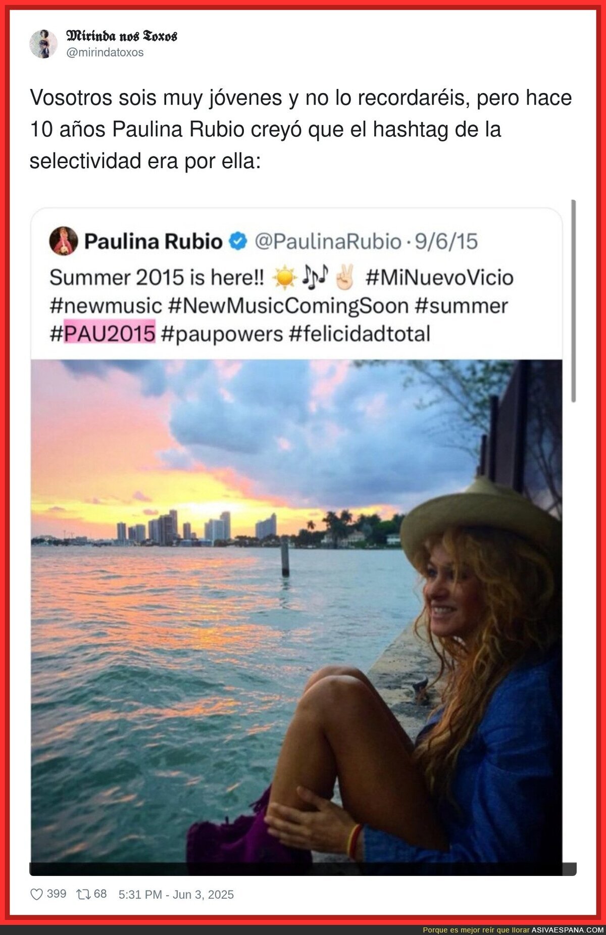 Paulina Rubio es icónica