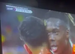 Lo de Juan Carlos Rivero es surrealista cantando un gol del Real Madrid en el Espa&ntilde;a-Francia