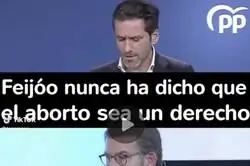 Feij&oacute;o y el derecho al aborto