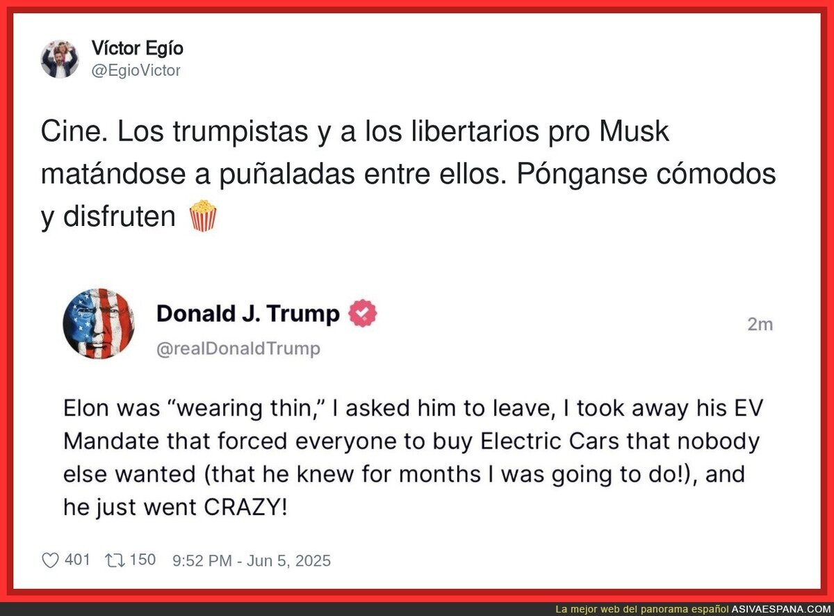 Estados Unidos es un show con Donald Trump