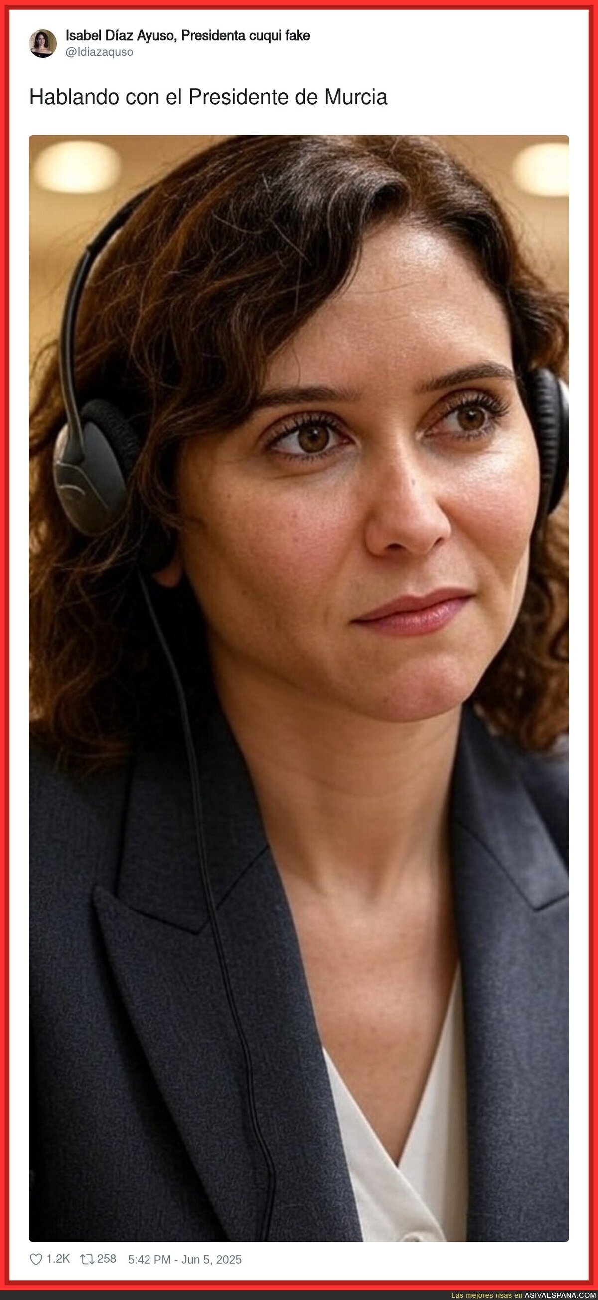 Isabel Díaz Ayuso necesita intérprete