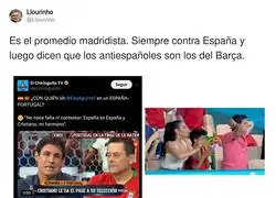 El madridista y patriota espa&ntilde;ol contra Espa&ntilde;a