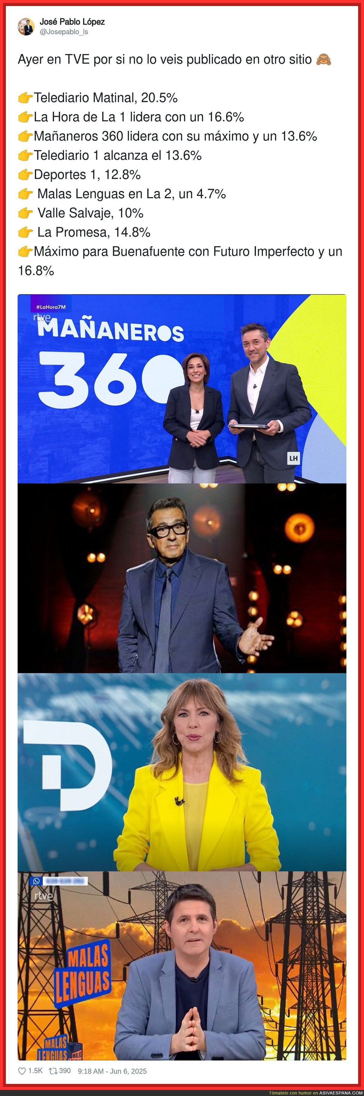 La derecha está muy nerviosa con estas audiencias de la televisión pública