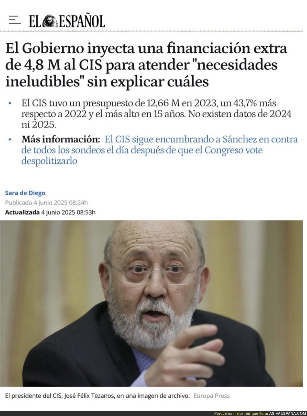 Por fin!! Más dinero para sanidad y educa….
