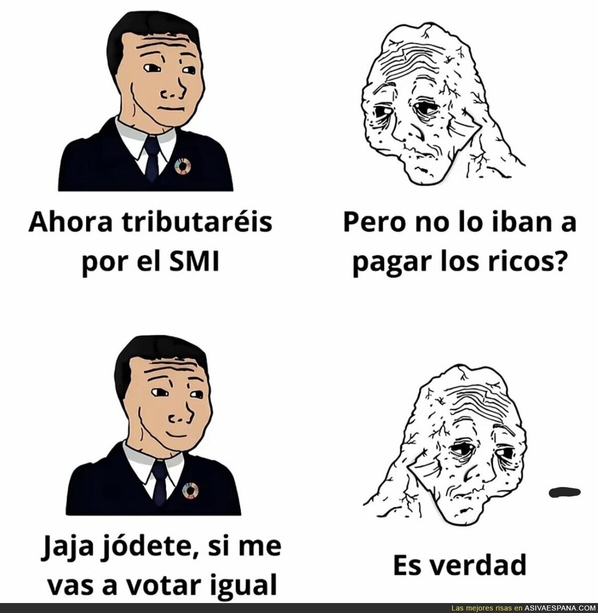 Recordemos a  Marisú diciendo que el gobierno no subiría los impuestos a la clase trabajadora, que eran bulos