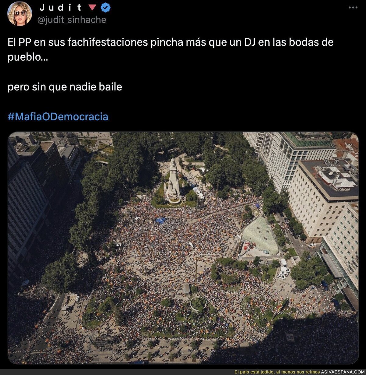 El PP trata de engañar con la afluencia en sus manifestaciones