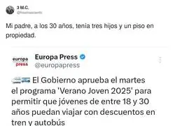 Que bien los j&oacute;venes podr&aacute;n viajar :)