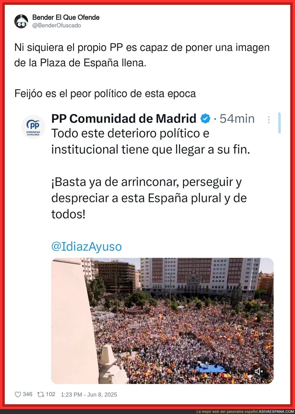 El PP solo puede engañar a los de su capacidad intelectual