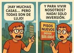 Sin regulaci&oacute;n s&oacute;lo dar&aacute; para compartir habitaci&oacute;n (basta de vi&ntilde;etas IA)