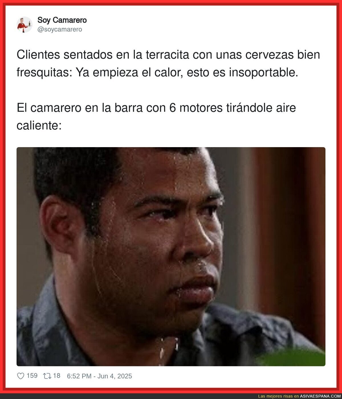 Nadie sufre como un camarero