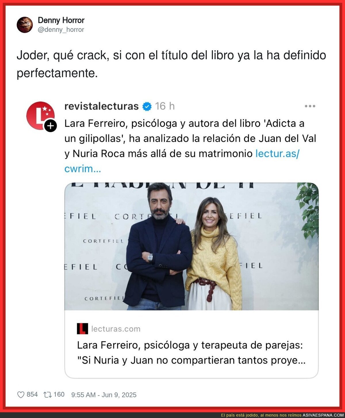 Describiendo a Juan del Val y Nuria Roca