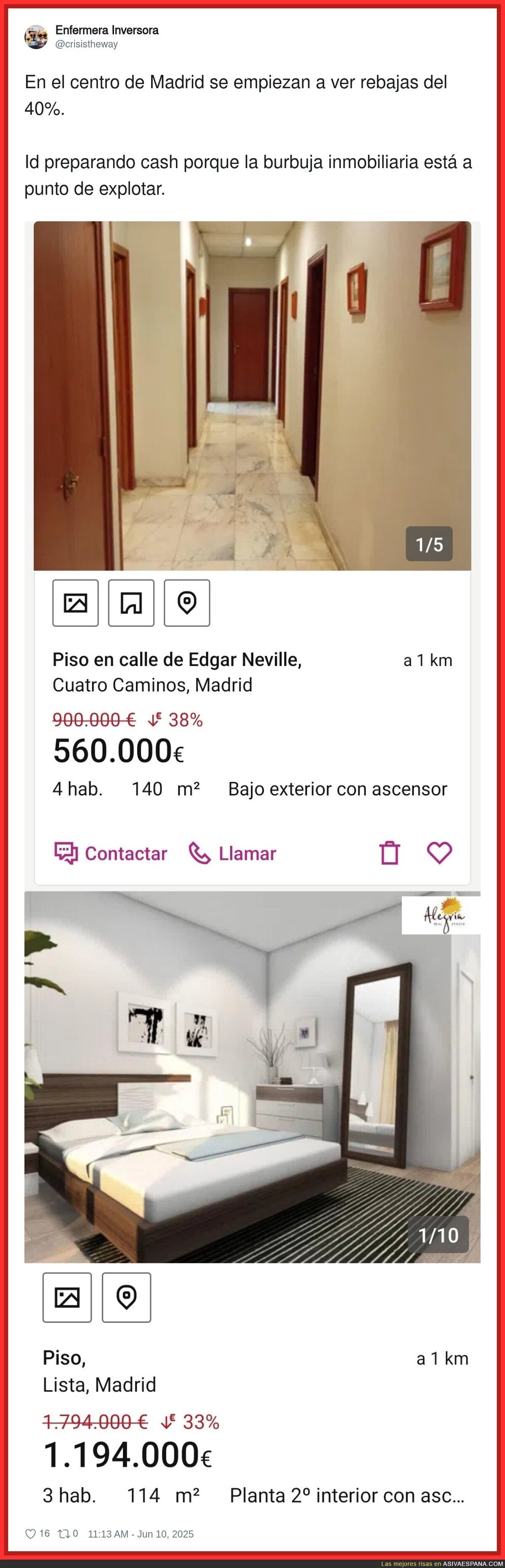 Empiezan a llegar grandes rebajas en viviendas