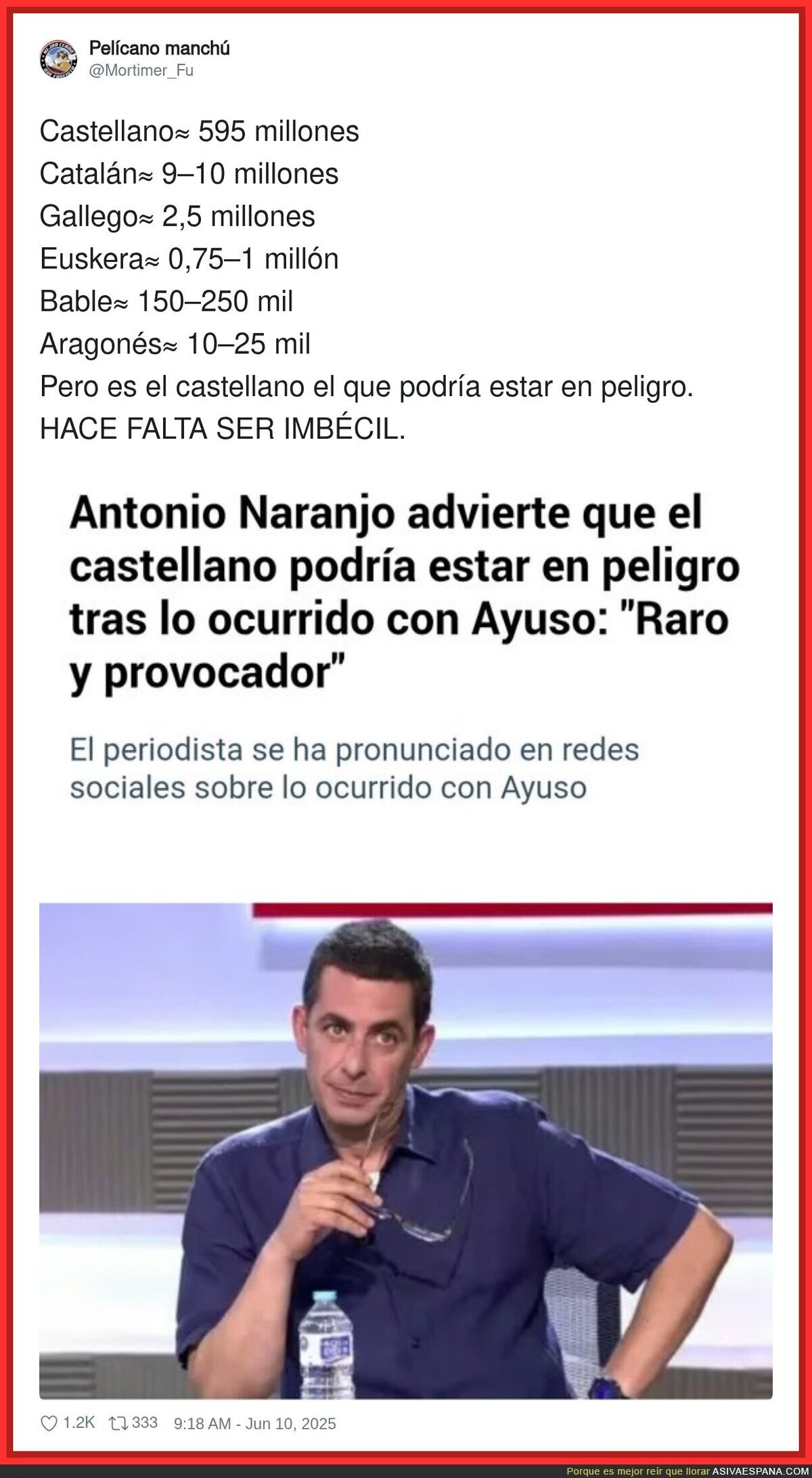 ¿Dónde ven que el castellano esté en peligro?
