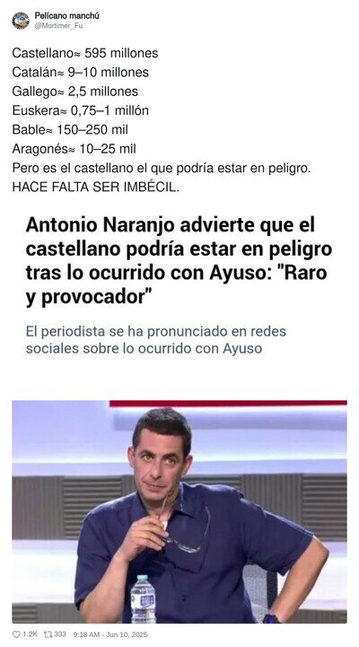 ¿Dónde ven que el castellano esté en peligro?