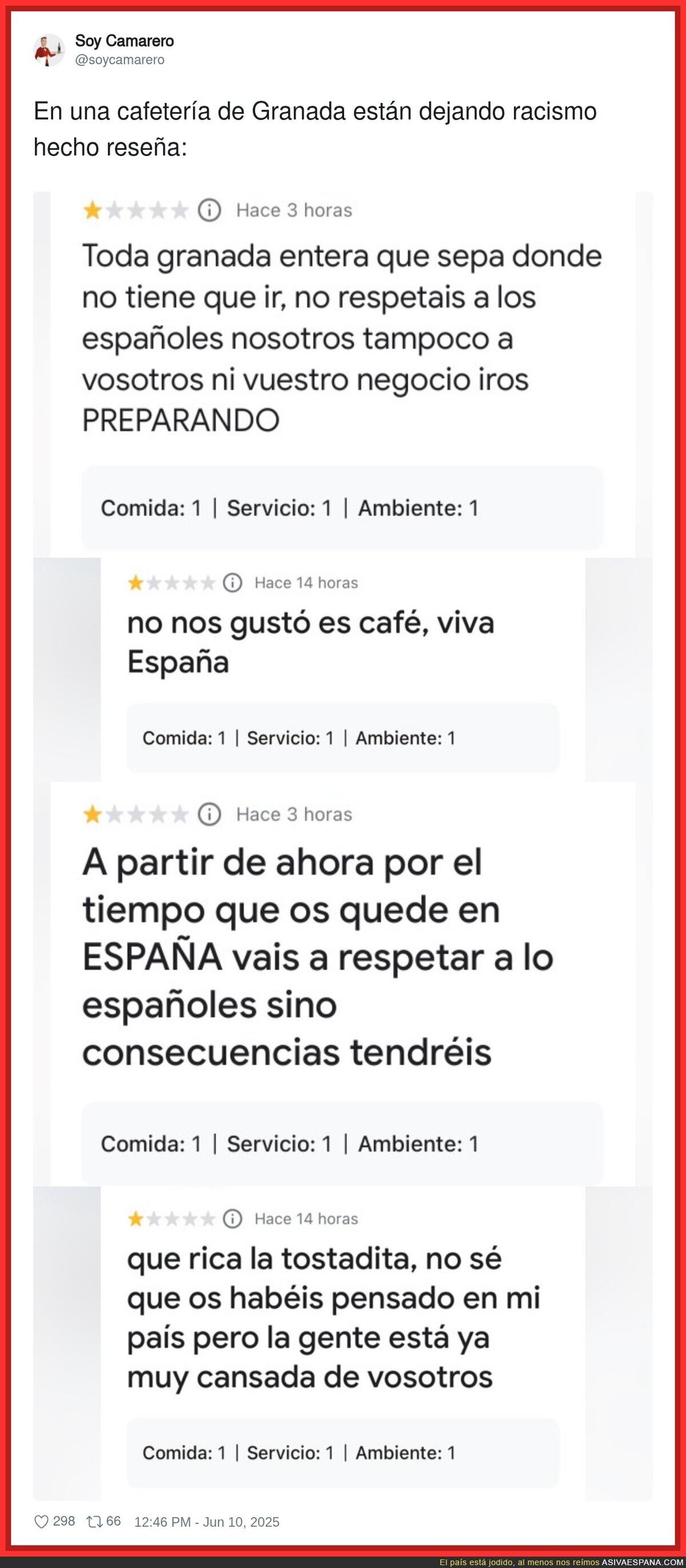 Algunas personas no tienen educación ni respeto por los demás