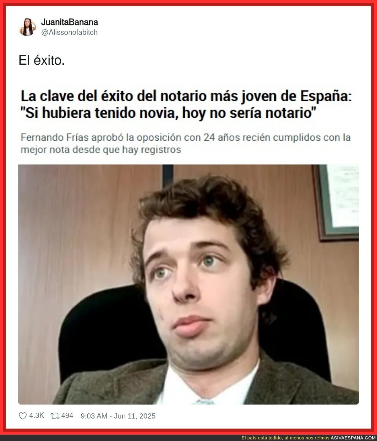 El gran éxito personificado