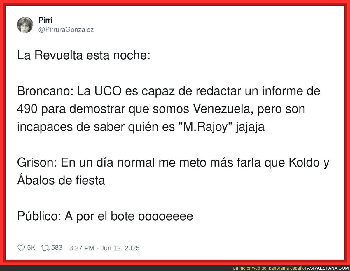 A por todas en La Revuelta