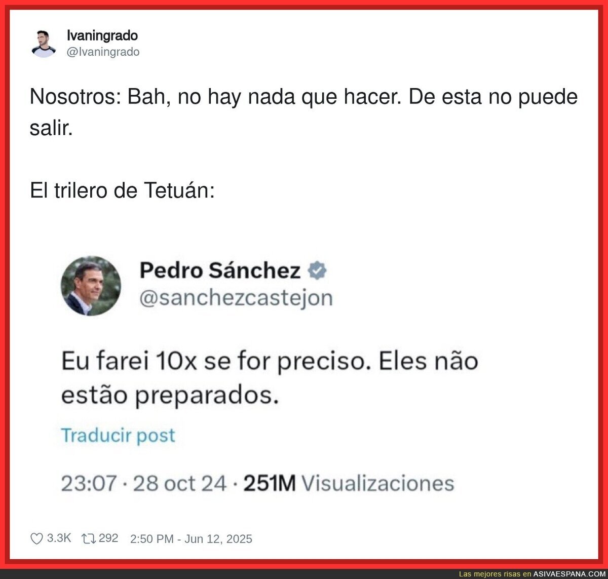 Pedro Sánchez lo ha vuelto a hacer