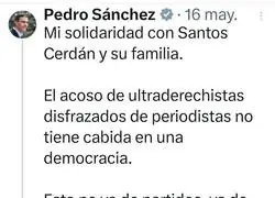 Santos, se fuerte. Pedro est&aacute; bien.