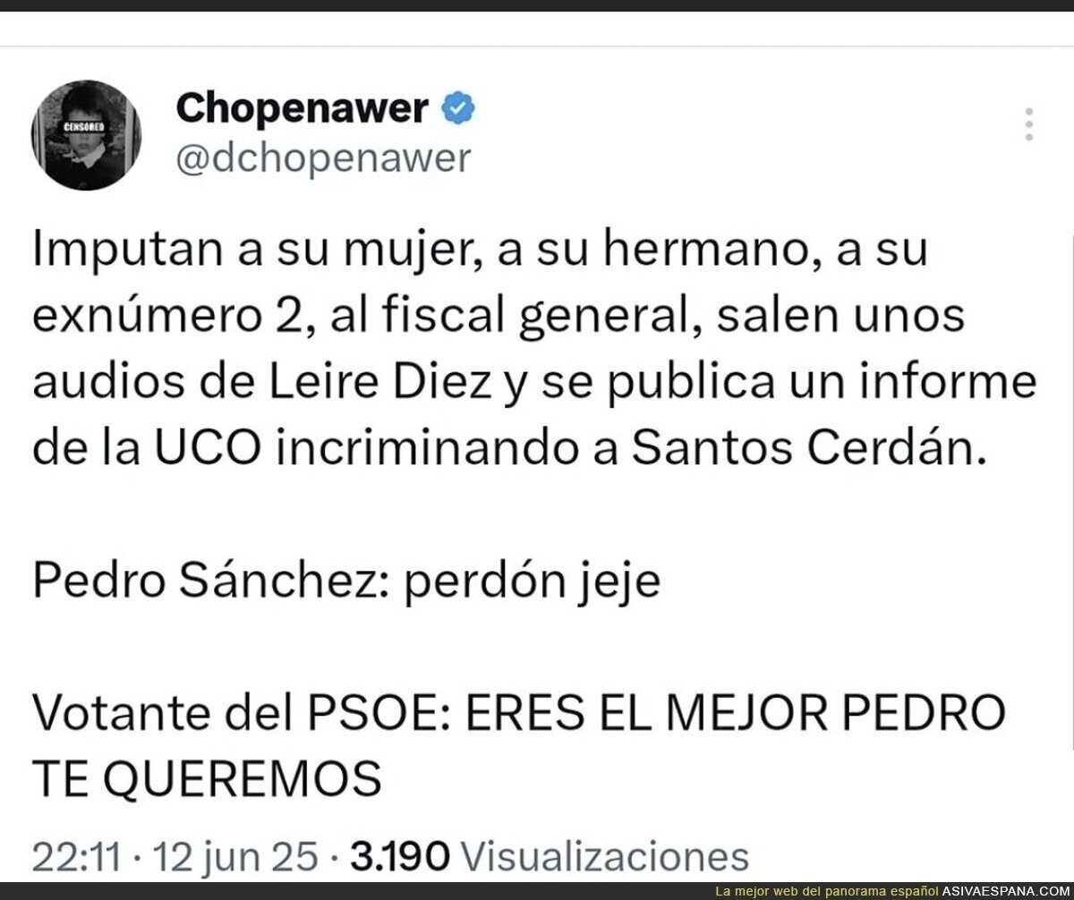 Votante del PSOE promedio be like