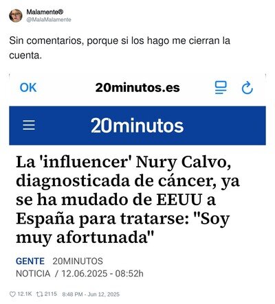 Hay que tener la cara muy dura