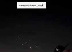 Ins&oacute;litas celebraciones en el L&iacute;bano mientras ca&iacute;an misiles iran&iacute;es en Israel.