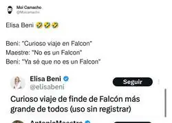 S&eacute; que no es un Falcon pero digo que es un Falcon. El nivel de periodismo