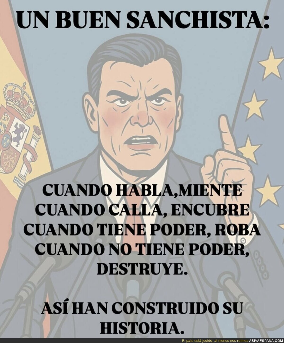 Fieles al amado líder supremo (son las 17:00, alguien sabe si ya ha comido?)